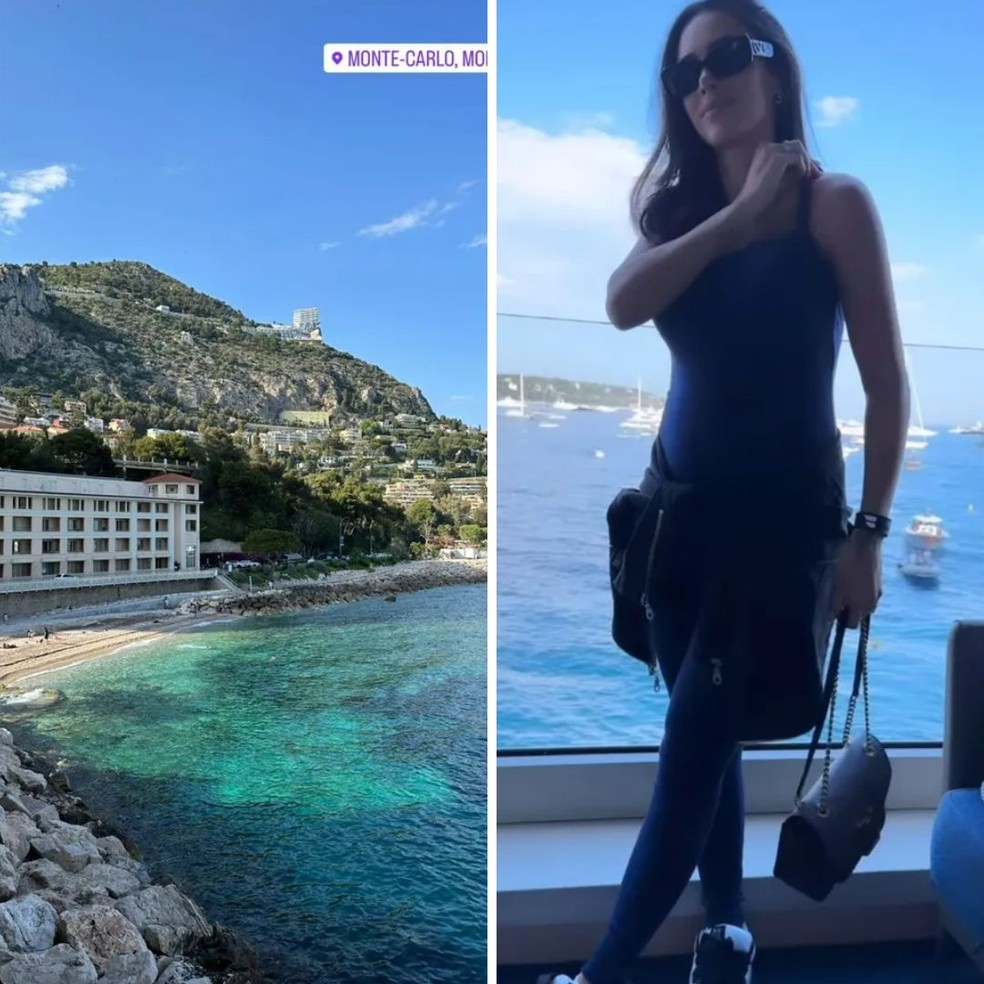 Bruna Biancardi mostrou a paisagem de Mônaco antes de partir para evento com Neymar Jr. — Foto: Reprodução/Instagram