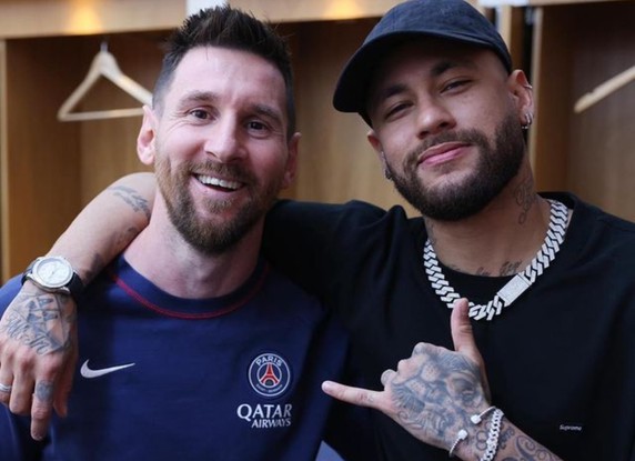 Neymar e Lionel Messi