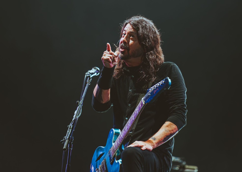 Dave Grohl, vocalista do Foo Fighters — Foto: Rafael Strabelli/Quem