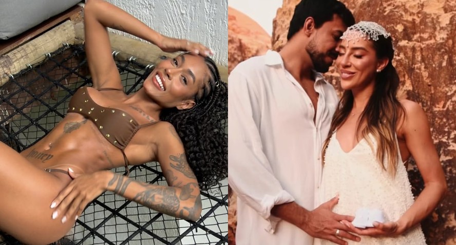 Giovanna Jacobina ignora anúncio de gravidez de Renata com seu ex affair Maike e mostra curvas