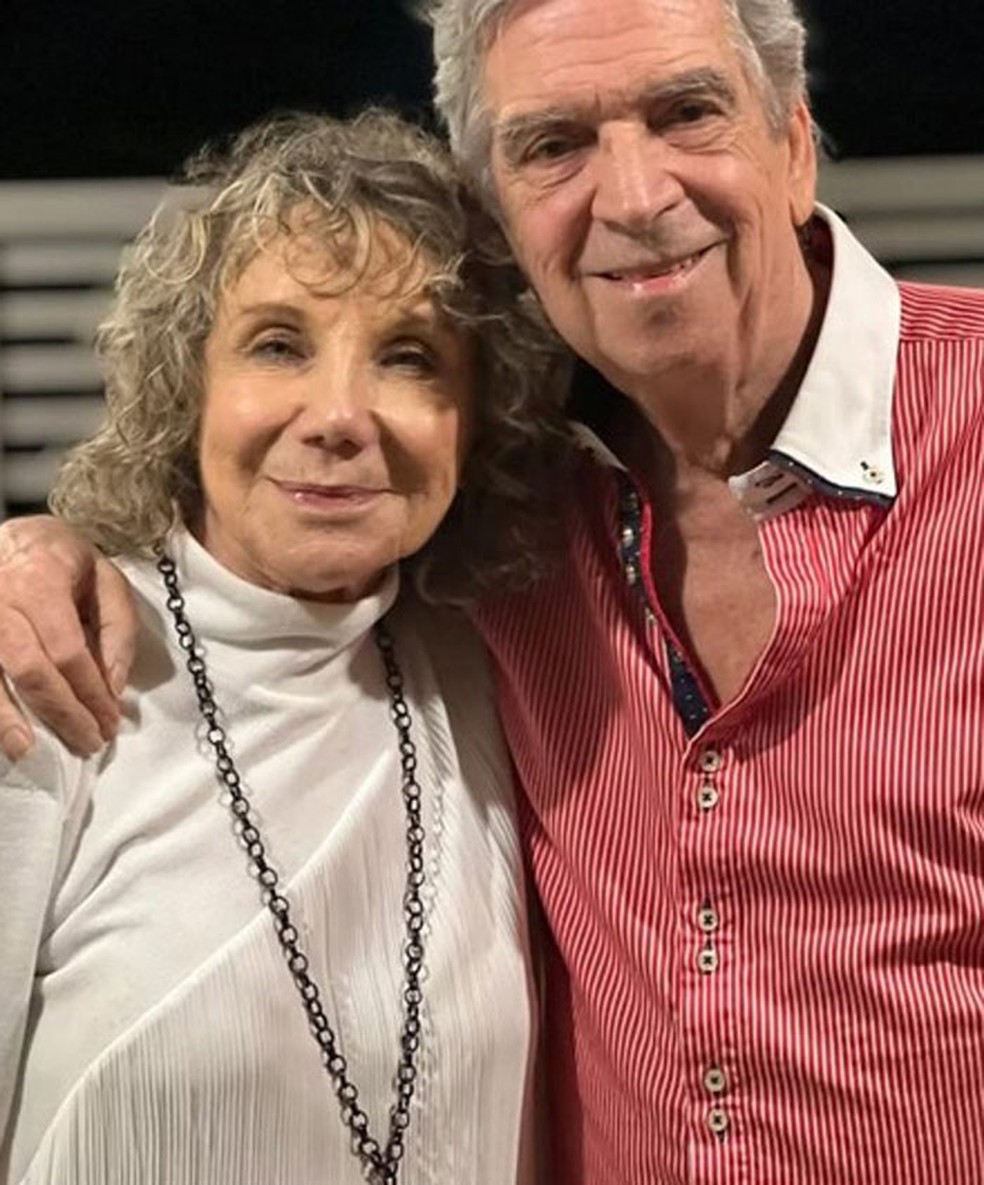 Sylvia Massari e Guto Graça Mello — Foto: Reprodução/Instagram