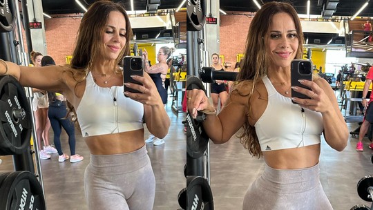 Após lipoaspiração, Viviane Araujo exibe progresso de volta aos treinos