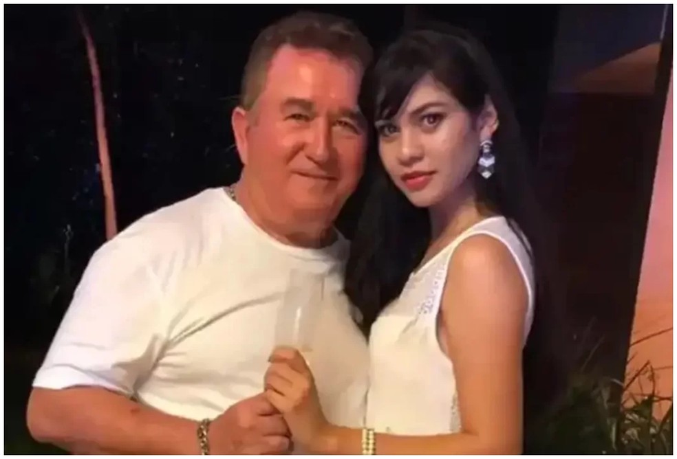 Amado Batista e Layza Felizardo — Foto: Reprodução/Instagram