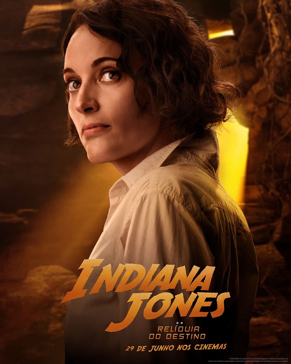 Phoebe Waller-Bridge vive Helena Shaw em 'Indiana Jones 5' — Foto: Divulgação