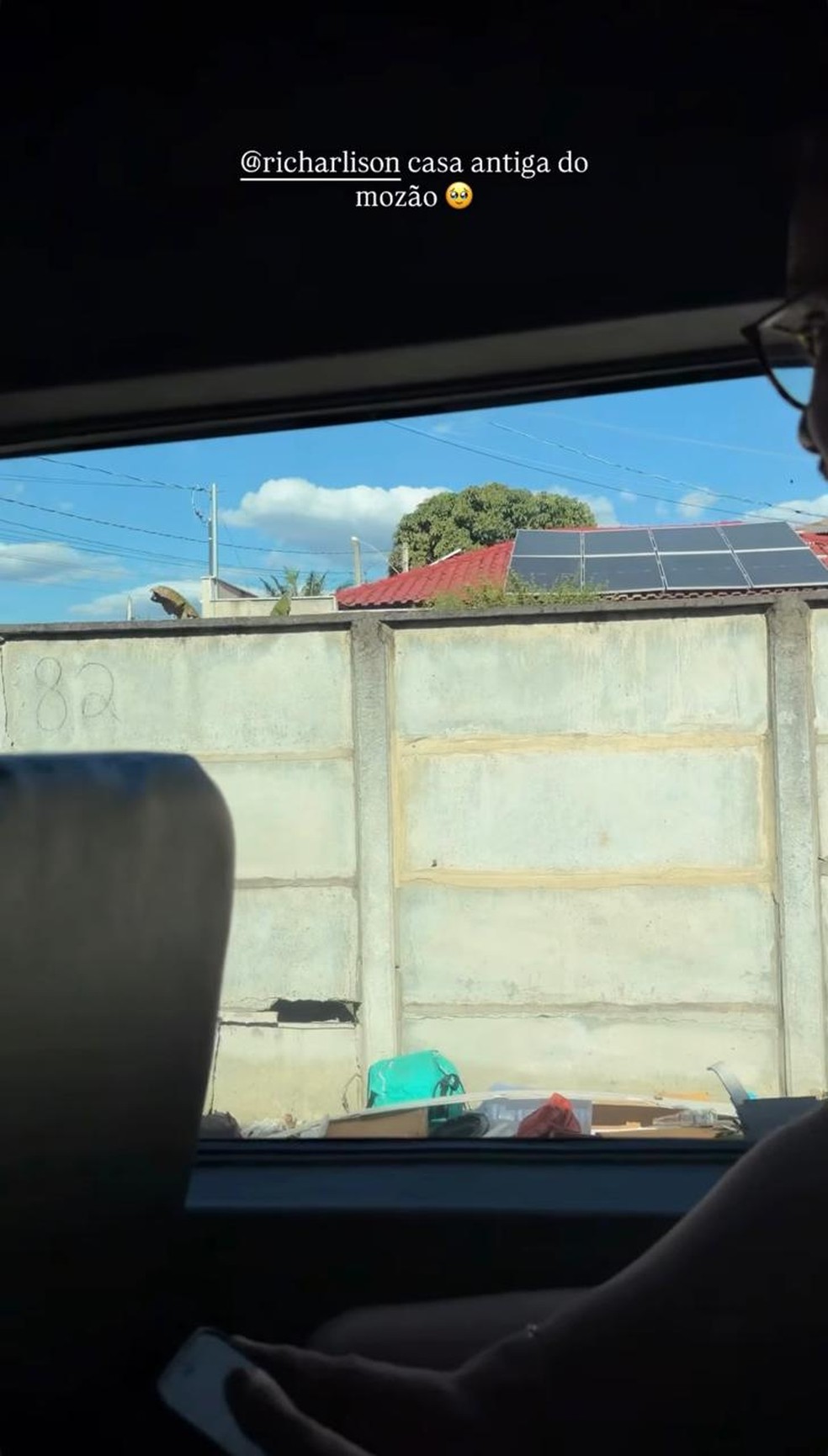 Amanda Araújo mostra casa onde Richarlison viveu a infância no Espírito Santo — Foto: Reprodução/ Instagram