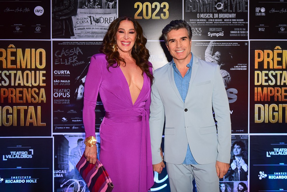 Claudia Raia e Jarbas Homem de Mello — Foto: Andy Santana/BrazilNews