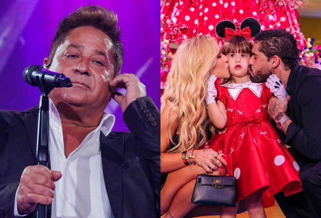 Após faltar em festão da neta, Leonardo se declara para Maria Alice