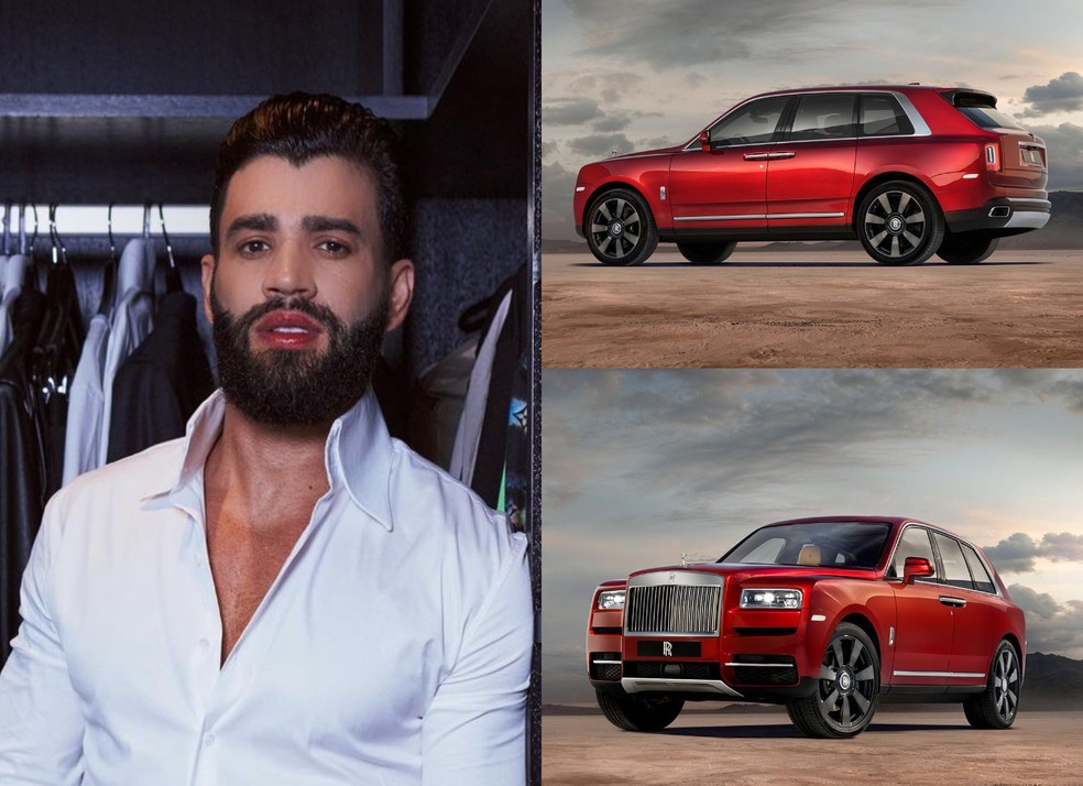 Gusttavo Lima compra carro nos Estados Unidos avaliado aproximadamente em R$ 8 milhões — Foto: Reprodução/Instagram/ Rolls-Royce