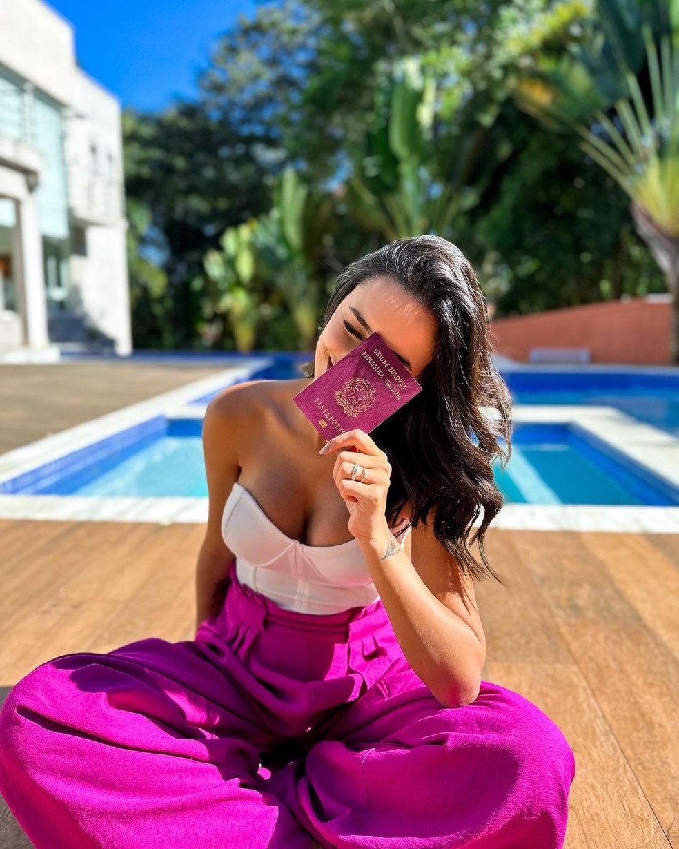 Bruna Biancardi anuncia processo de dupla cidadania — Foto: Reprodução: Instagram
