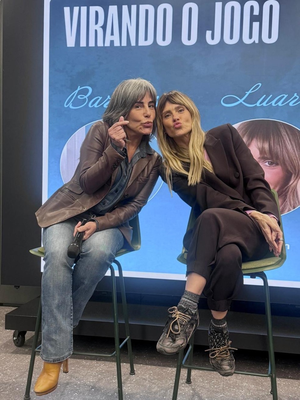 Gloria Pires e Carolina Dieckmmann estão confirmadas no elenco de 'Virando o Jogo' — Foto: Reprodução/Instagram