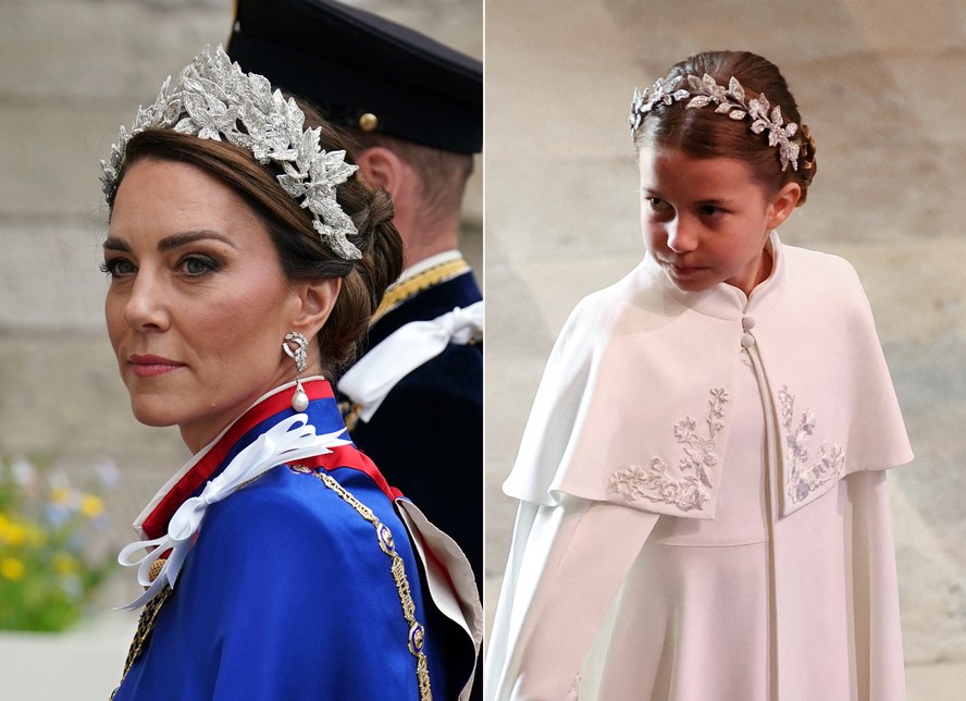 Kate Middleton e a princesa Charlotte