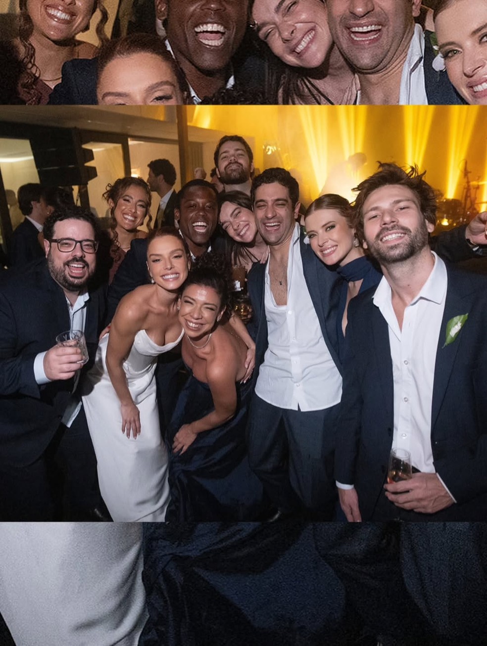 Maicon Rodrigues compartilha cliques do casamento de Giovanna Lancellotti e Gabriel David — Foto: Reprodução/Instagram