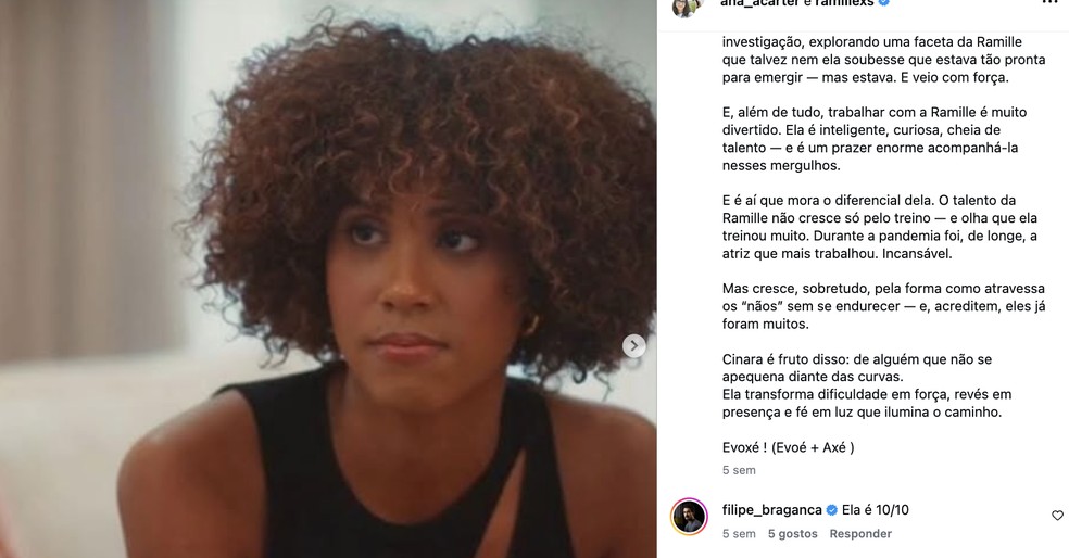 Filipe Bragança, o 'mozão do Brasil' de 'Coração Acelerado', vive affair com Ramille — Foto: Reprodução/Instagram