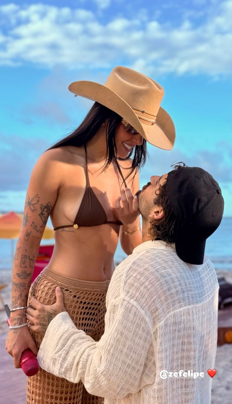 Ana Castela e Zé Felipe — Foto: Reprodução/Instagram