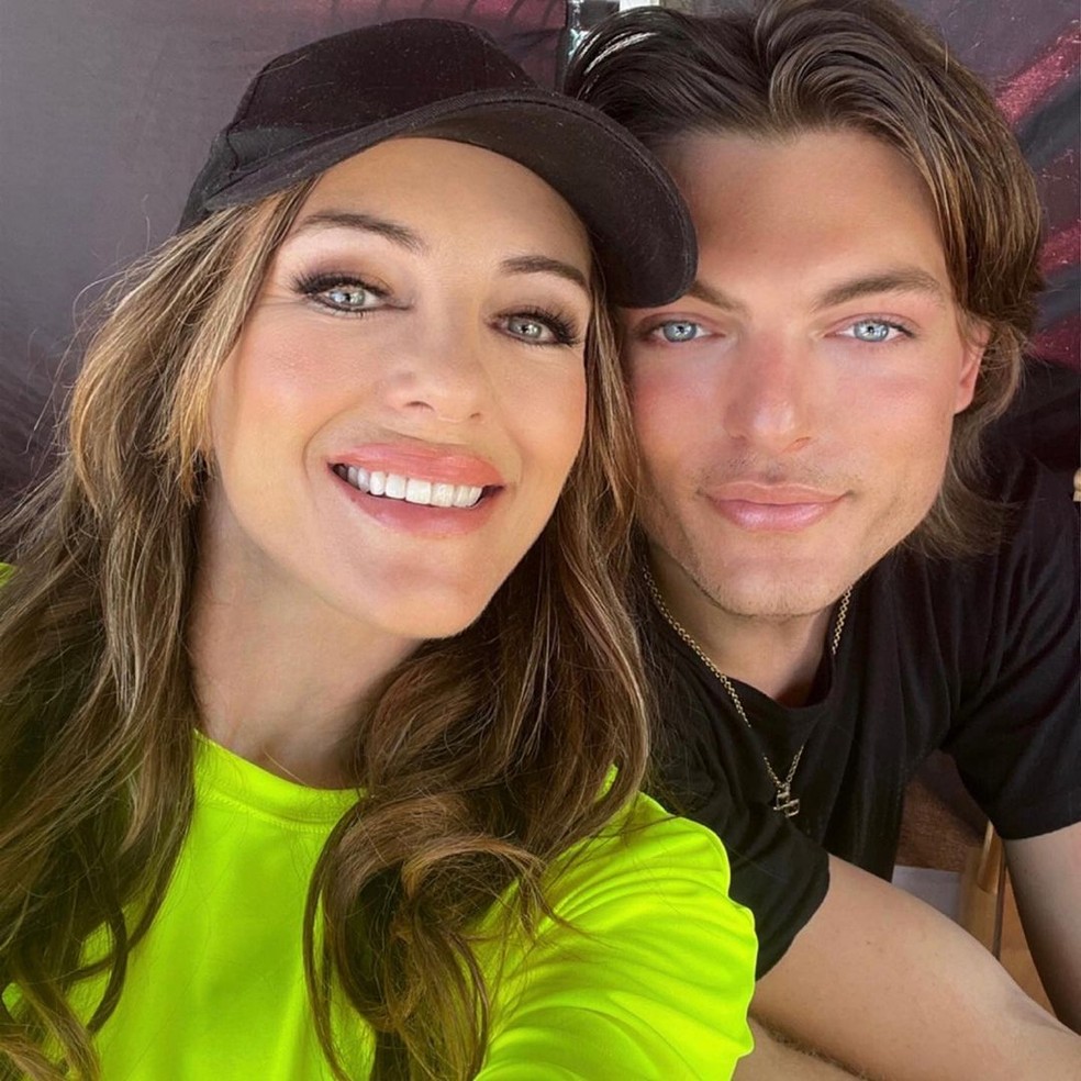 Damian Hurley e Elizabeth Hurley — Foto: Reprodução Instagram