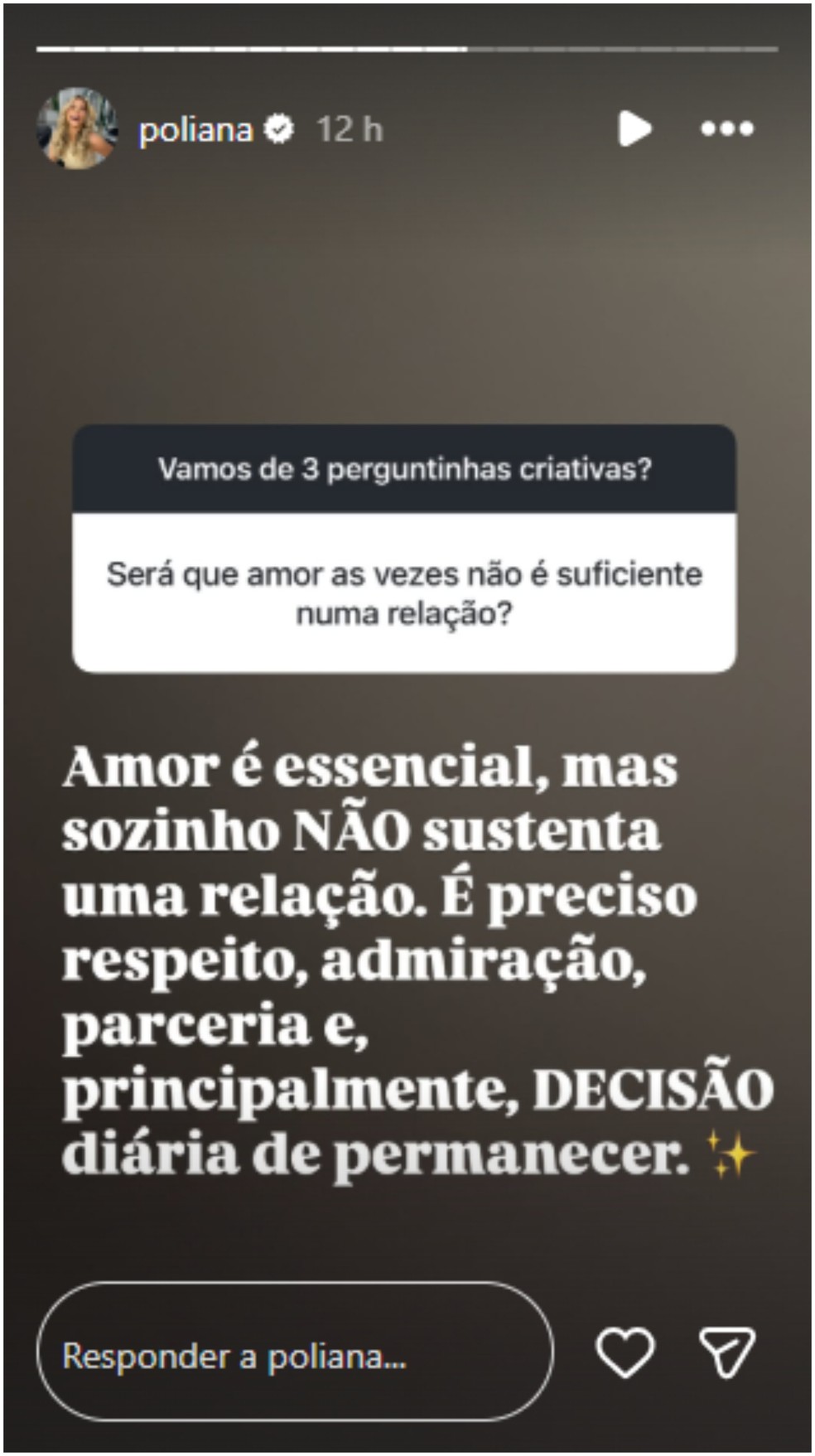 Post de Poliana Rocha — Foto: Reprodução/Instagram
