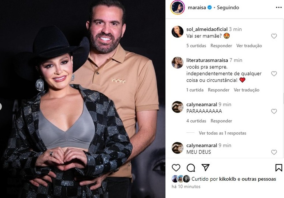 Maraisa levanta suspeitas de gravidez — Foto: Reprodução/Instagram