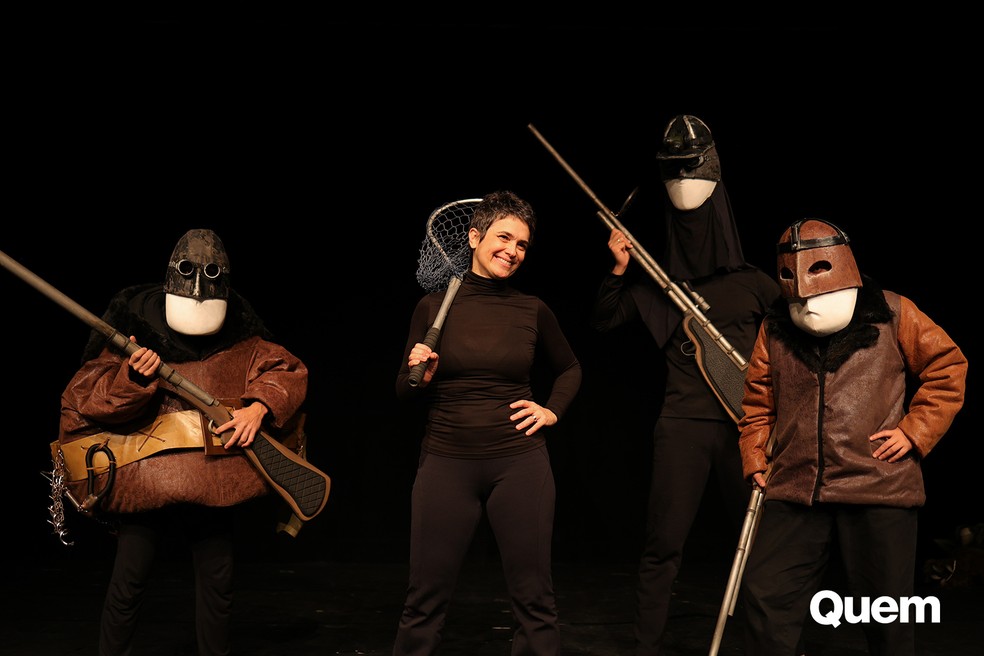 Sandra será uma contadora de histórias no espetáculo 'Pedro e o Lobo' — Foto: Rafael Cusato/ Quem