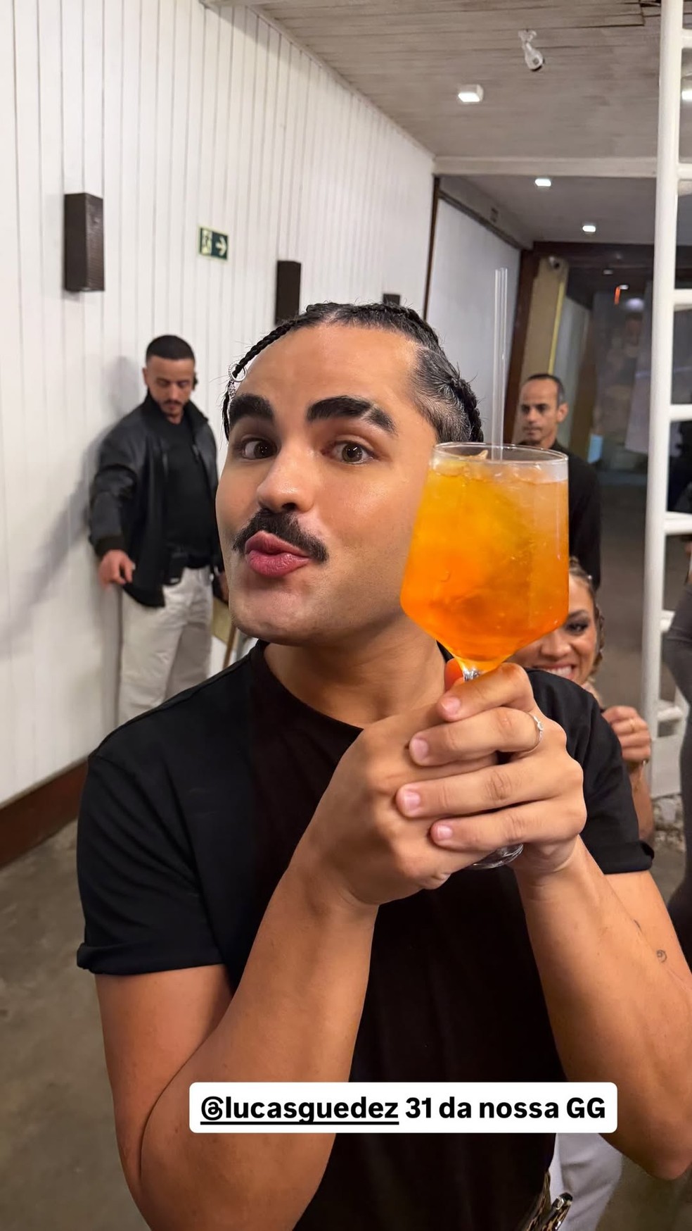 Lucas Gudez celebrou aniversário com famosos — Foto: Reprodução/Instagram