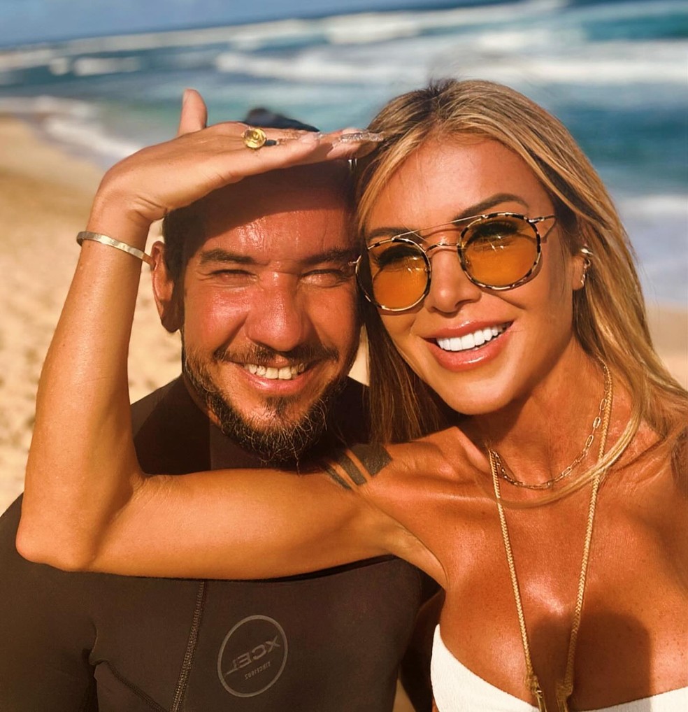 Rodolfo Abrantes e a esposa, Alexandra — Foto: Reprodução/Instagram