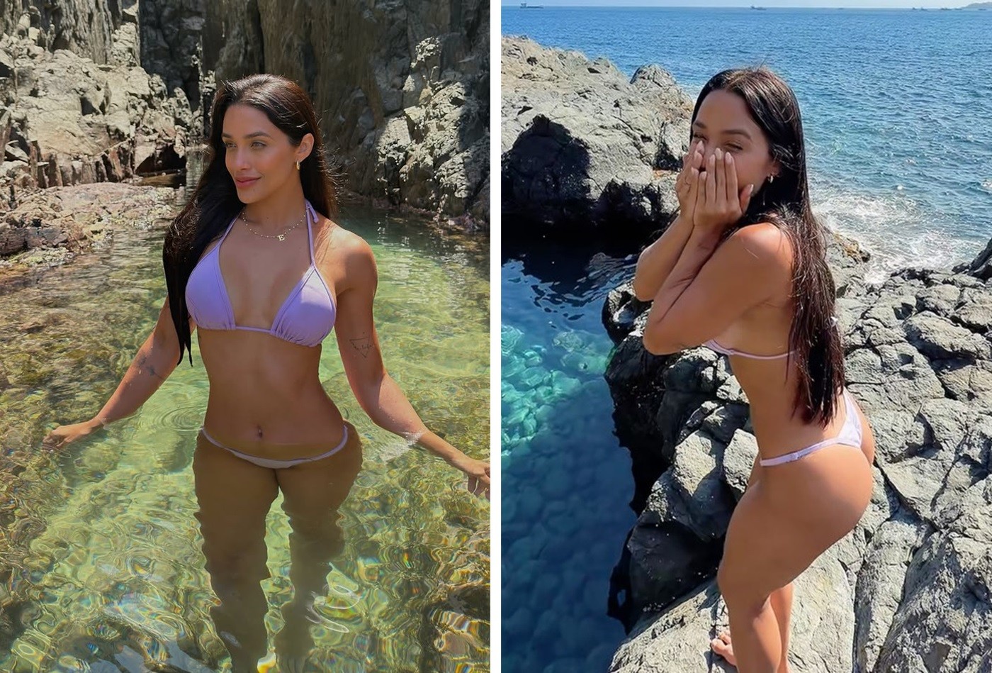 Ex-BBB Eva Pacheco mostra fotos em Noronha e faz legenda sugestiva: 