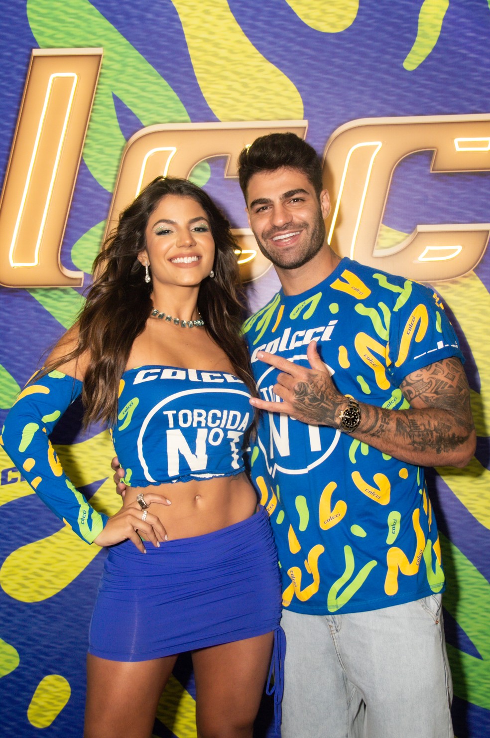 Hariany e DJ Netto — Foto: Clayton Felizardo/BrazilNews