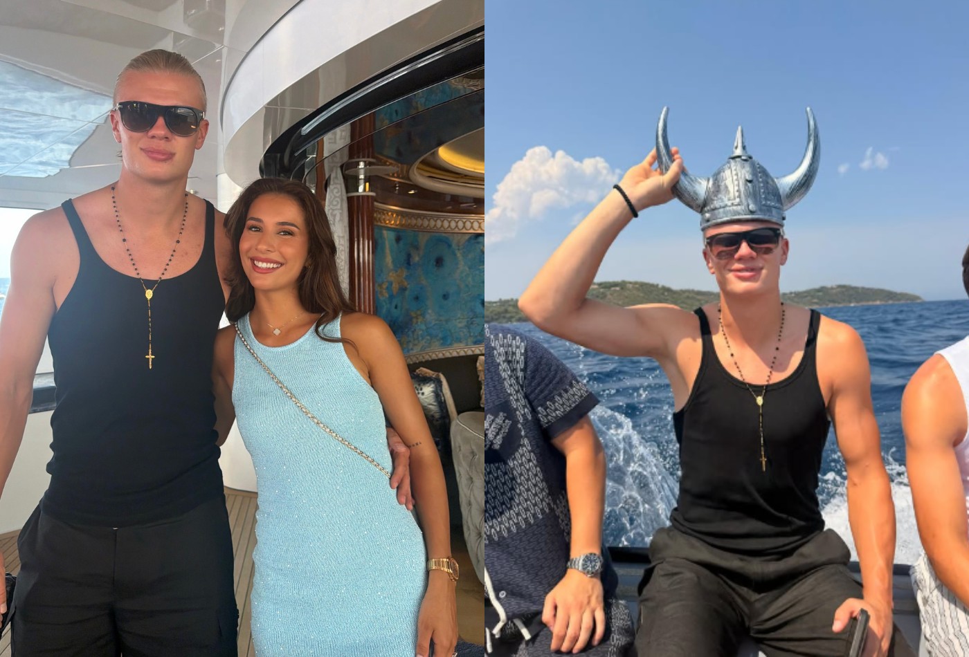 Haaland fatura R$ 400 milhões e comemora 26 anos de barco