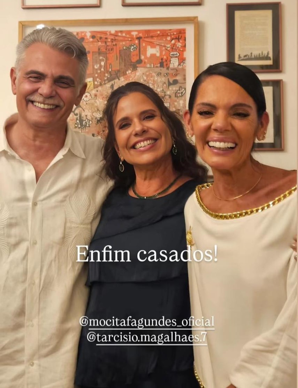 Casamento de Tarcísio Filho e Mocita Fagundes — Foto: reprodução/Instagram