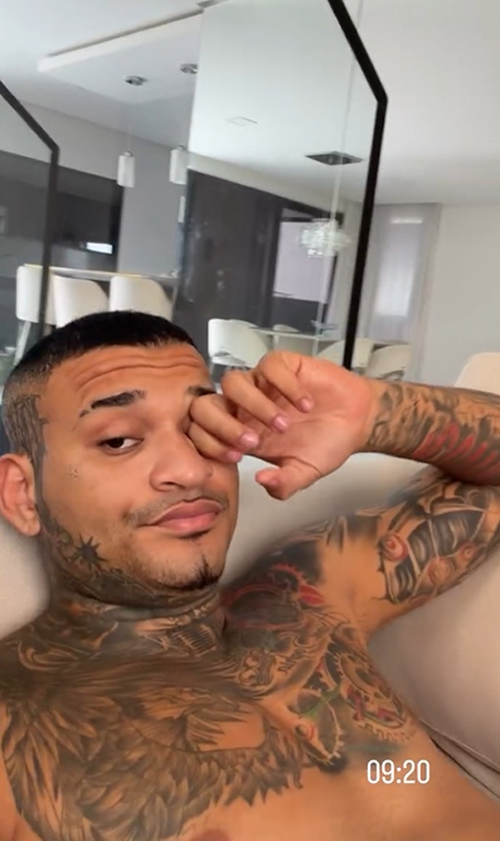 Anderson Neiff se lesionou jogando futebol — Foto: Reprodução/Instagram