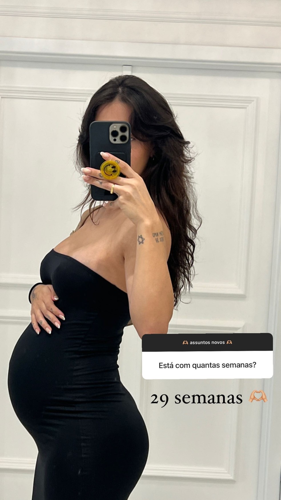 Gabi Brand atualiza fãs sobre gravidez — Foto: Reprodução Instagram