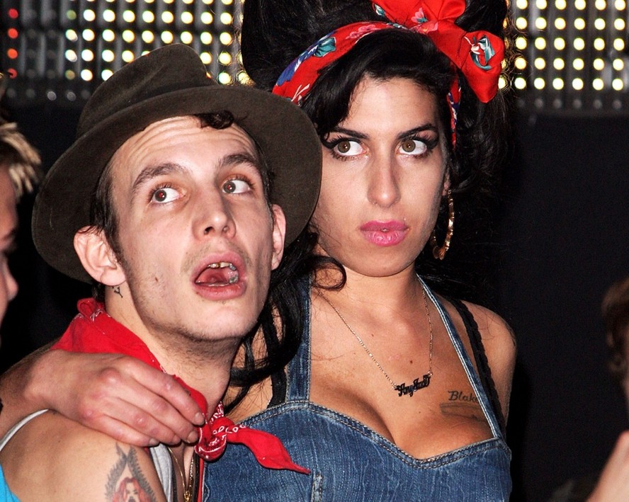 Amy Winehouse e o então marido, Blake Fielder-Civil