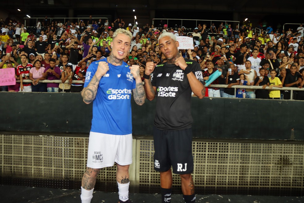 MC Daniel e MC Poze — Foto: Thiago Mattos/Brazil News