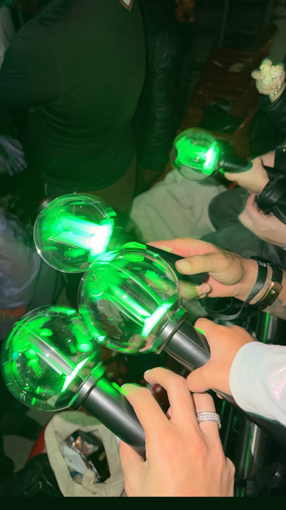 Bruna Biancardi no show do BTS — Foto: Reprodução/Instagram