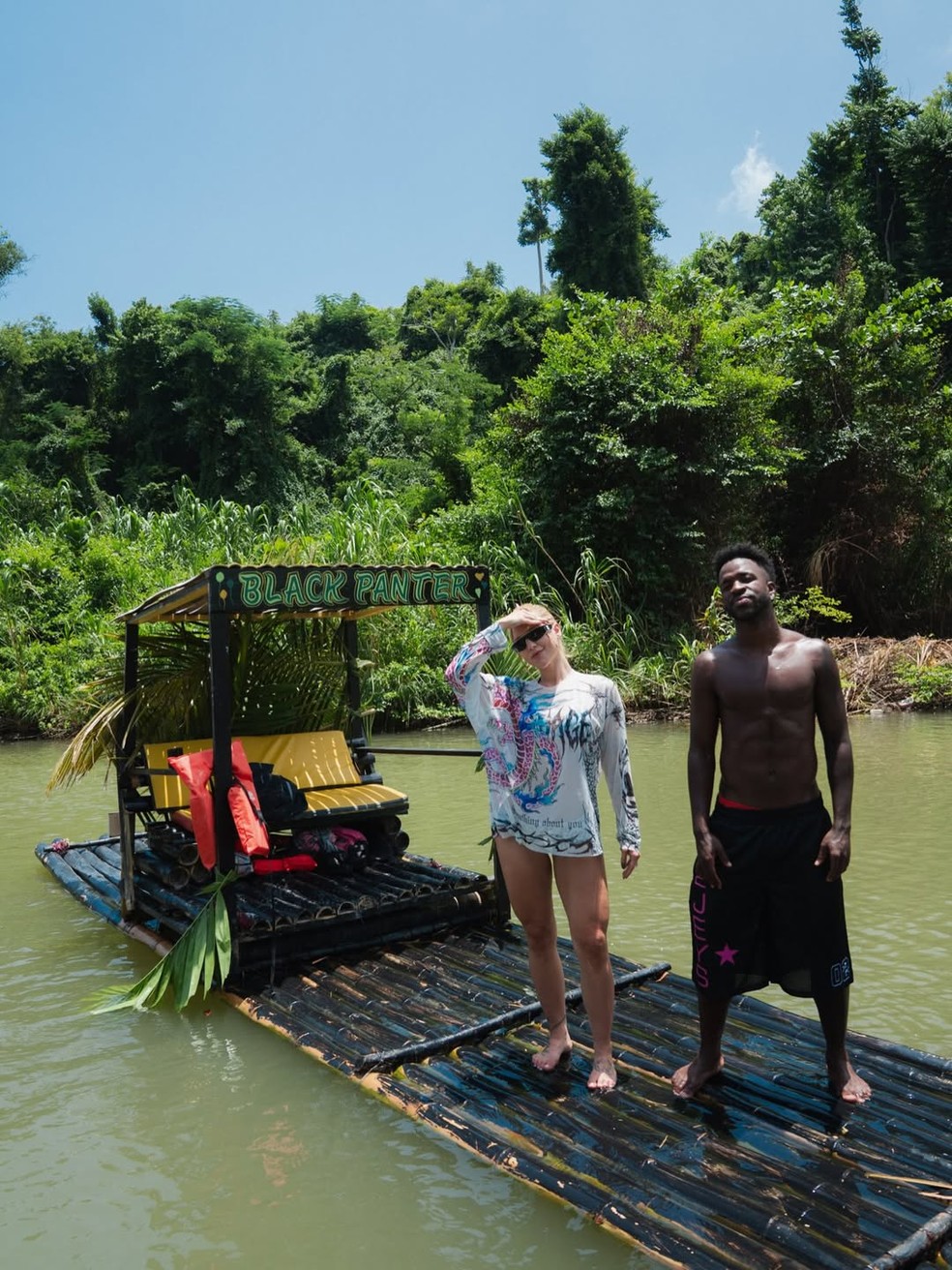 Vini Jr posta fotos na Jamaica — Foto: Reproducao/Instagram