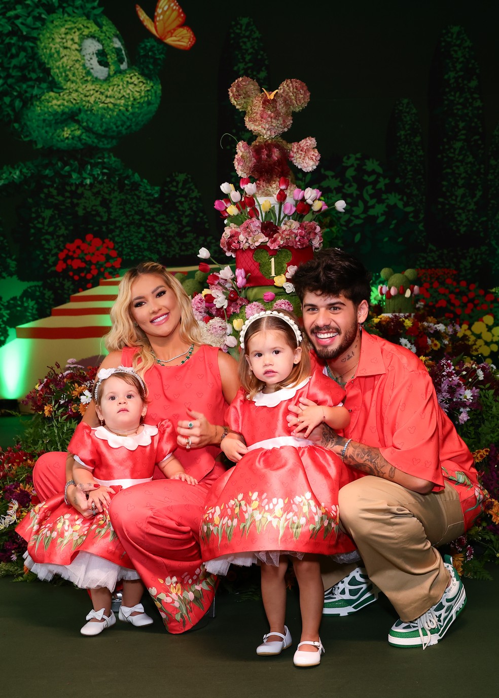 Virginia Fonseca, Z&eacute; Felipe, Maria Alice e Maria Flor &mdash; Foto: Manu Scarpa/Brazil News