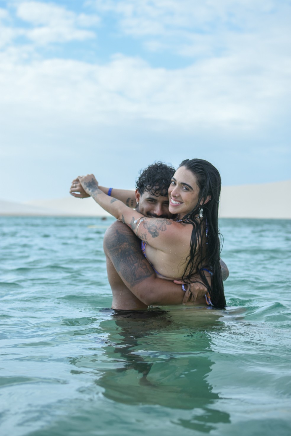 Lucas Pizane e Giovana — Foto: Will Dias / Brazil News
