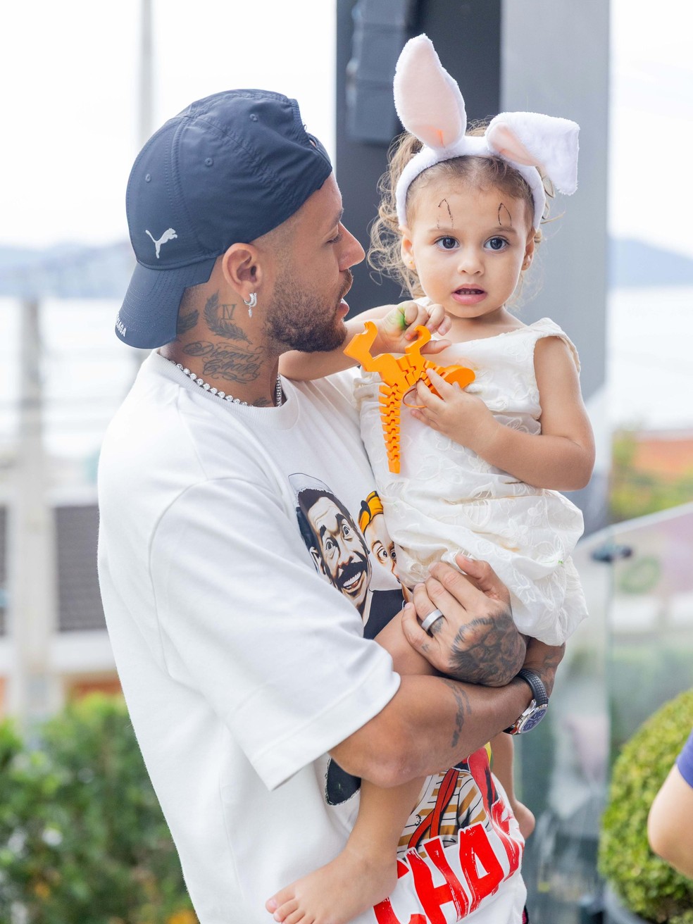 Neymar com Helena Kimberlly — Foto: Reprodução/Instagram