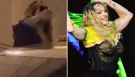 Madonna deixa Copacabana Palace e manda muitos beijos para os fãs; vídeos