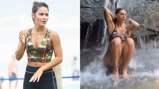 Lexa, Preta Gil, Versiani e mais: famosos aproveitam sábado com praia, cachoeira e piscina 