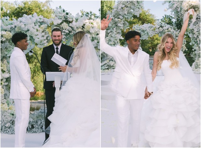 Endrick e Gabriely Miranda surpreendem com fotos inéditas de casamento ...