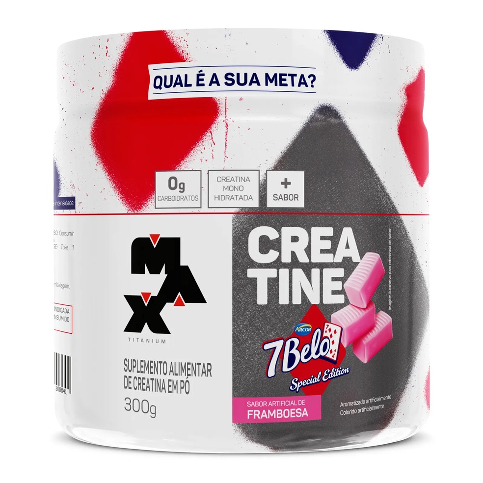 Creatina 7Belo, Max Titanium, R$ 66,17 — Foto: Divulgação