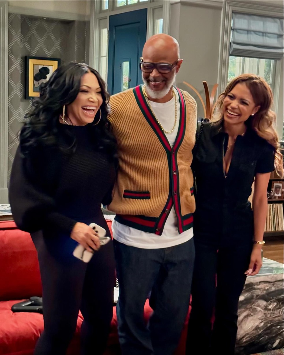 Jennifer Nicole Freeman com Damon Wayans e Tisha Campbell — Foto: Reprodução/Instagram