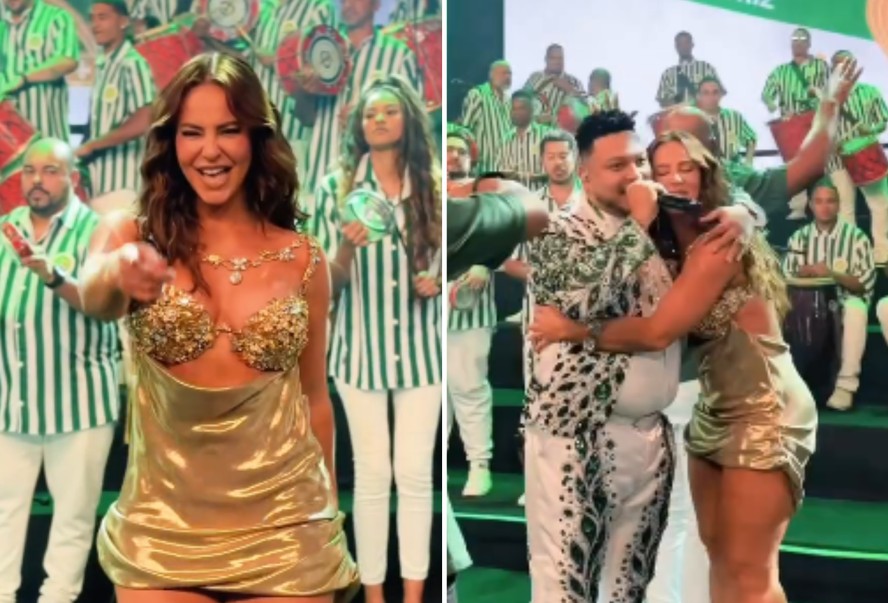Nova rainha, Paolla Oliveira mostra bastidores da recepção calorosa na Imperatriz Leopoldinense; vídeo