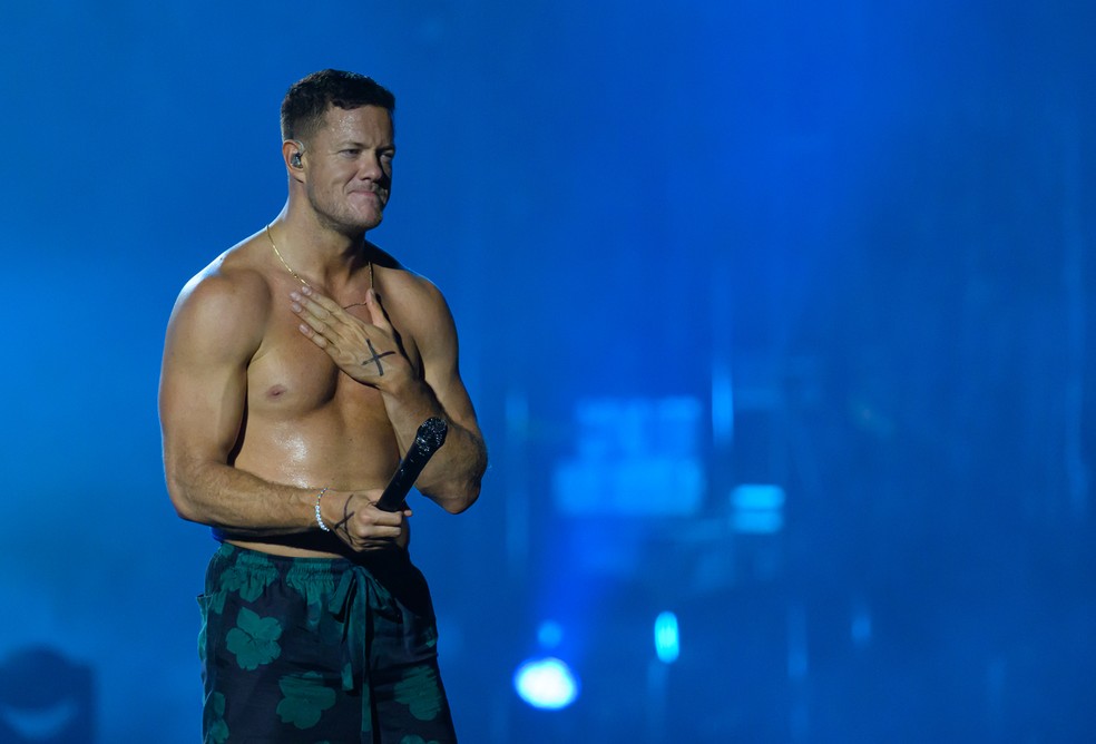Dan Reynolds, vocalista do Imagine Dragons — Foto: Getty Images