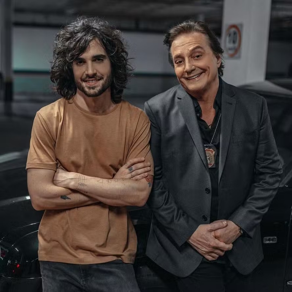 Fiuk e Fábio Júnior — Foto: Reprodução/Instagram