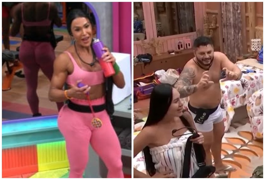 Gracyanne Barbosa desabafa após Marcelo e Arleane pedirem para tocar em seu bumbum no BBB 25