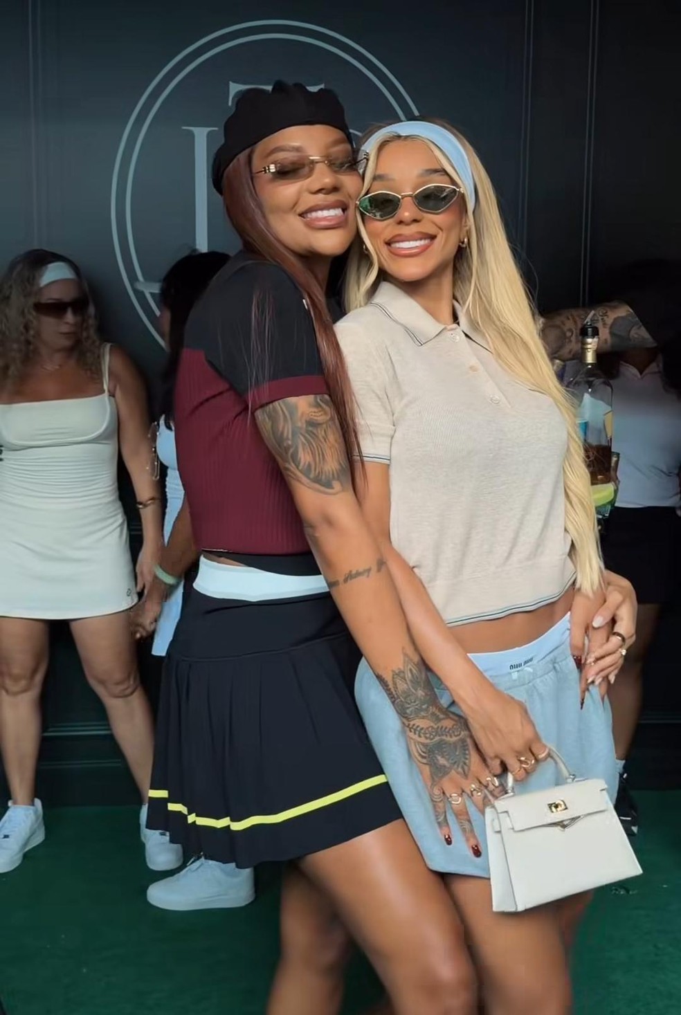 Ludmilla e a esposa, Brunna Gonçalves — Foto: Reprodução/Instagram