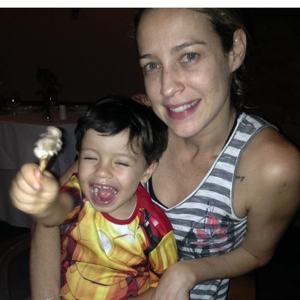 Luana Piovani abre baú de fotos com o filho — Foto: Reprodução/Instagram