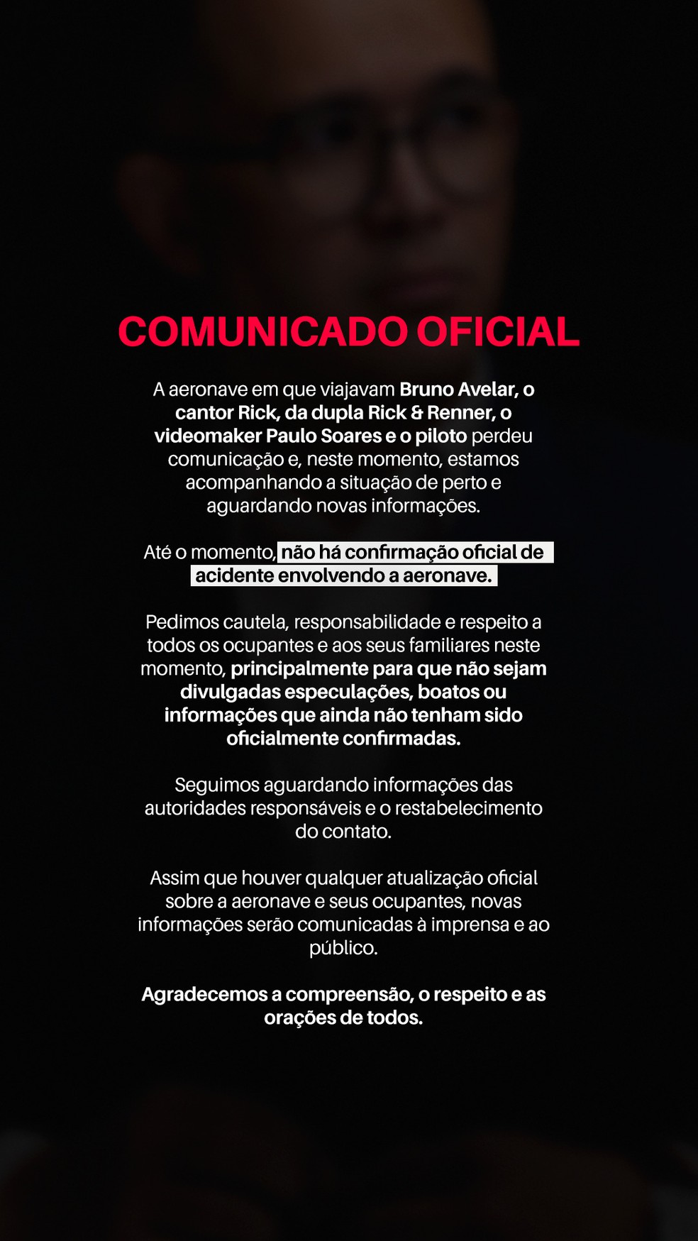 Bruno Avelar — Foto: Reprodução/Instagram