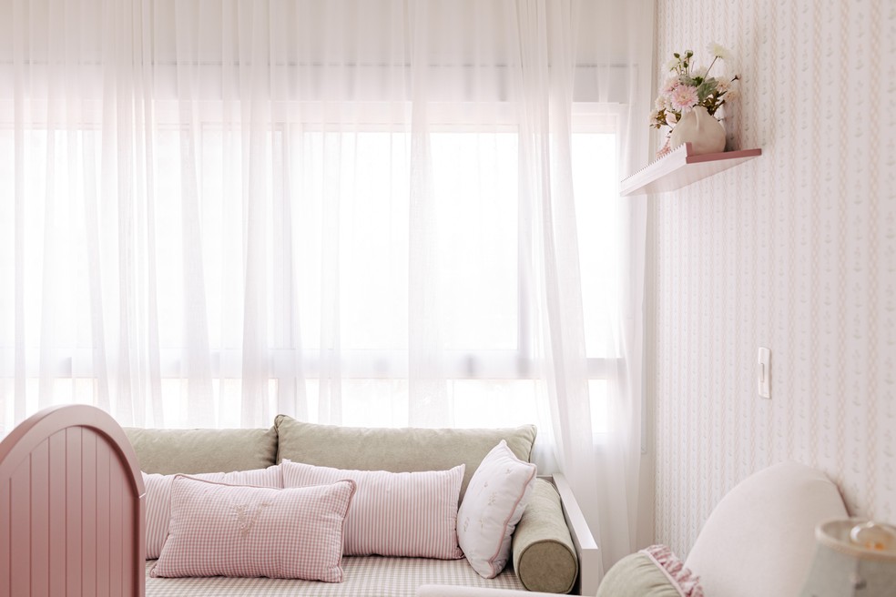 Quarto de Violeta, caçula de Isaías Saad e Vitória Eisfeld — Foto: Divulgação